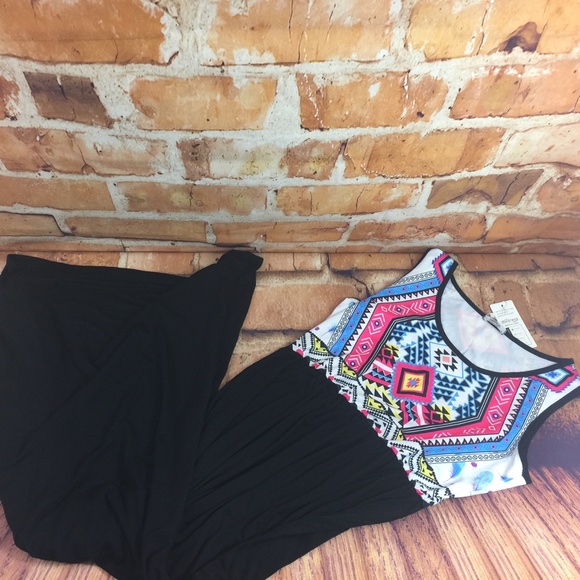 🌸Summer Maxi Dress Med Stretchy NWT G 10 - Picture 3 of 7